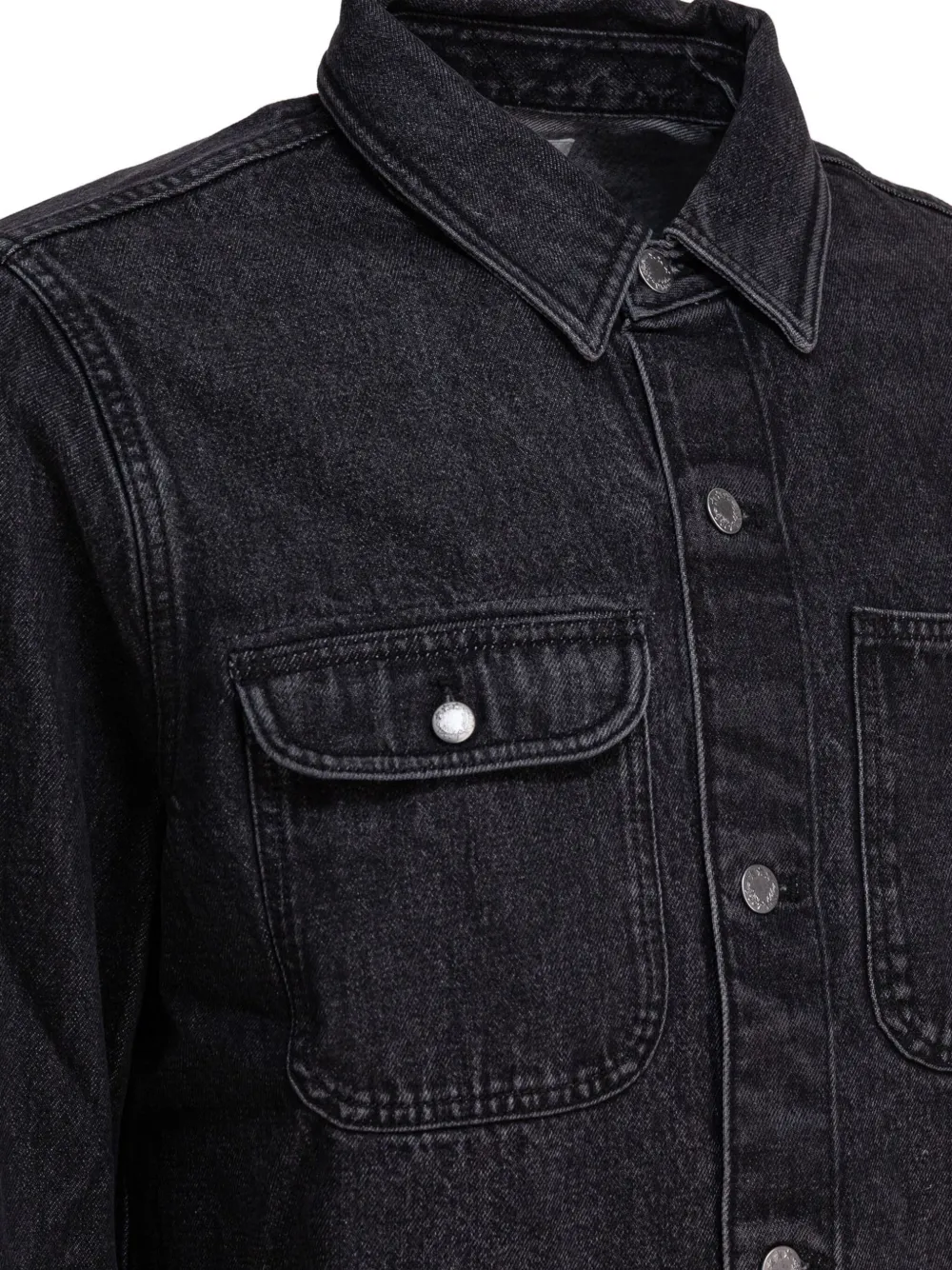 Alex Mill Jack met knoopsluiting en cargo zak Zwart
