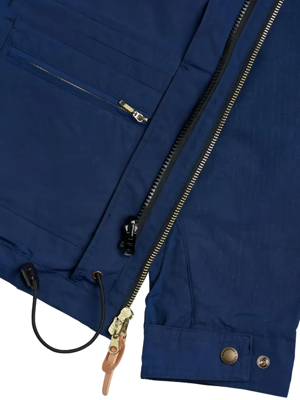 Ceccarelli Jack met capuchon en trekkoord Blauw