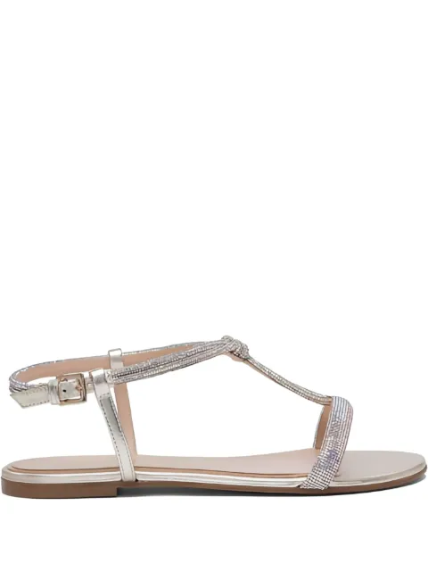 Ninalilou beaded-embellish T-bar sandals