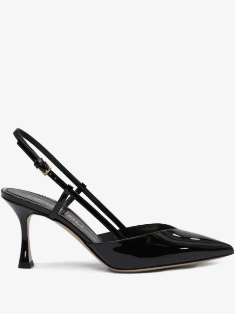 Ninalilou 70mm Mya slingback patent-leather pumps