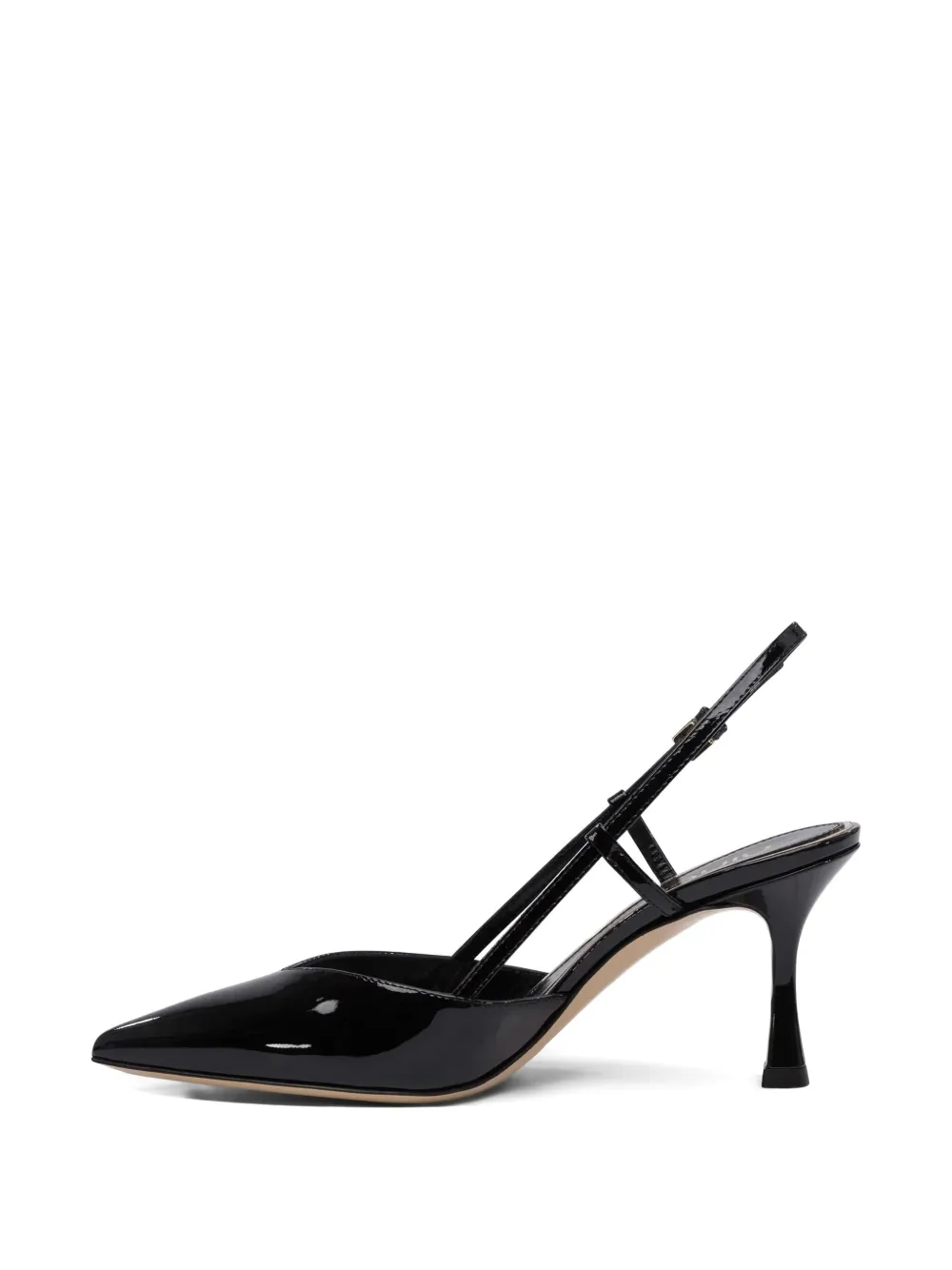 Ninalilou 70mm Mya Slingback Patent-leather Pumps In Black
