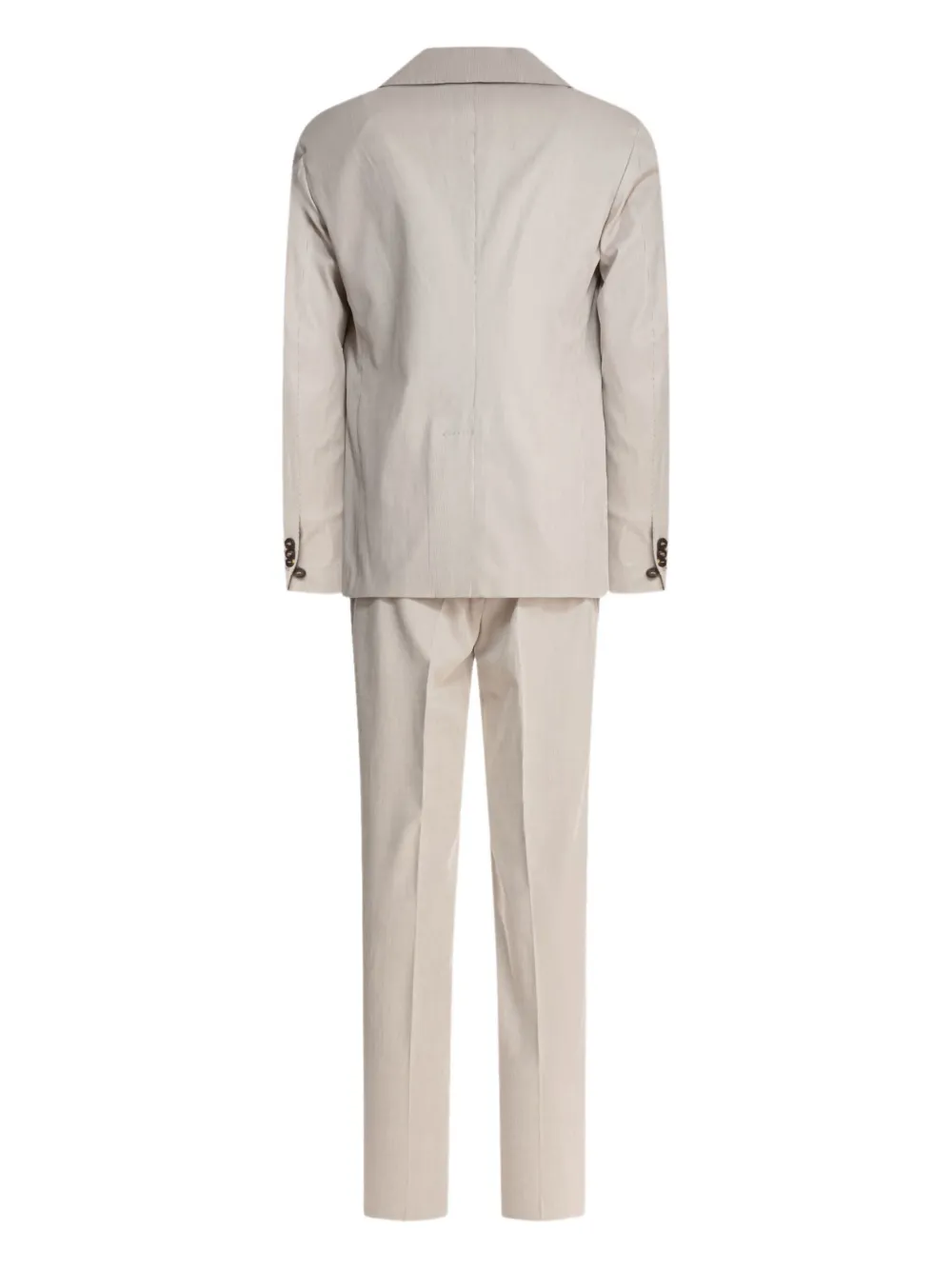 Incotex pinstripe suit Beige