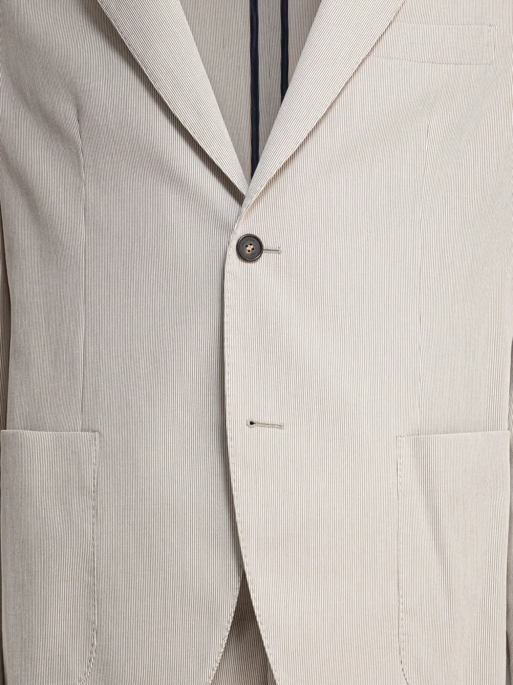 Incotex pinstripe suit Beige