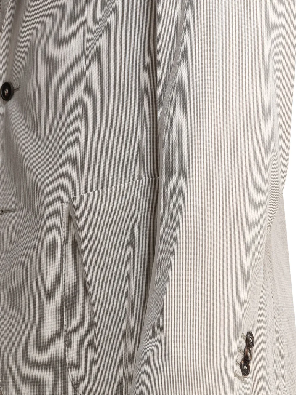 Incotex pinstripe suit Beige