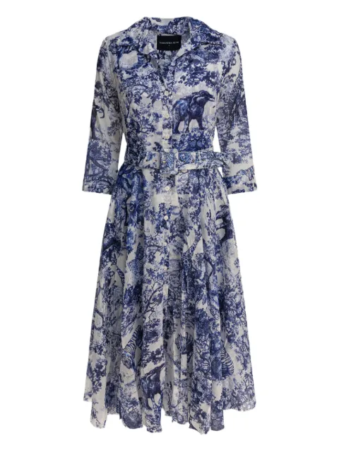 Samantha Sung Aster belted dress