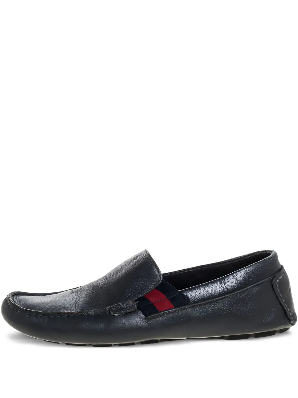 Gucci Pre-Owned Web-detail loafers | Blue | Image 1