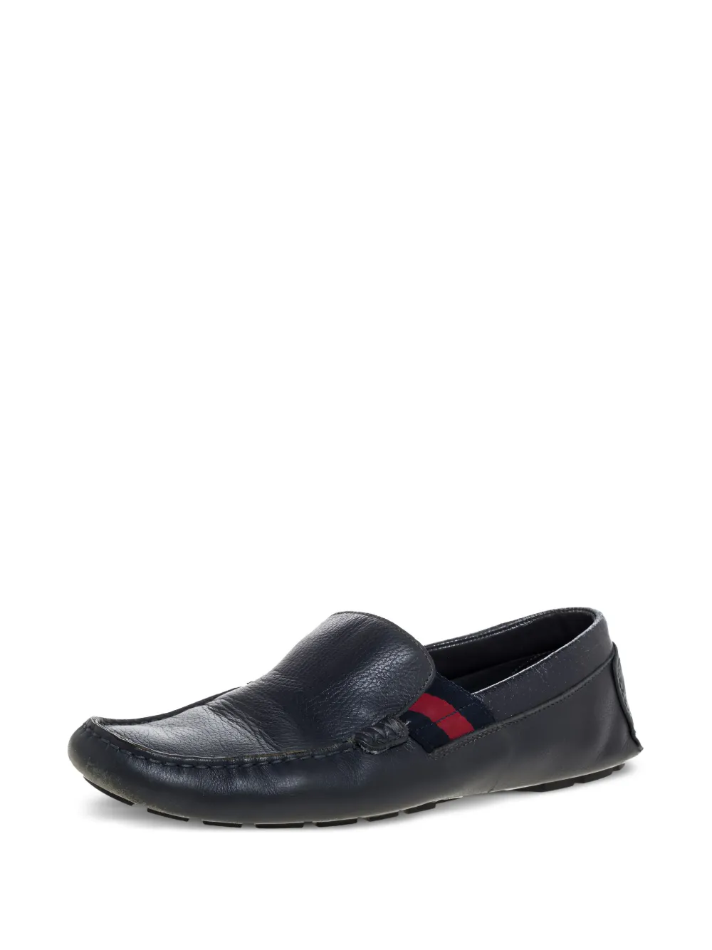 Gucci Pre-Owned Web-detail loafers | Image 2