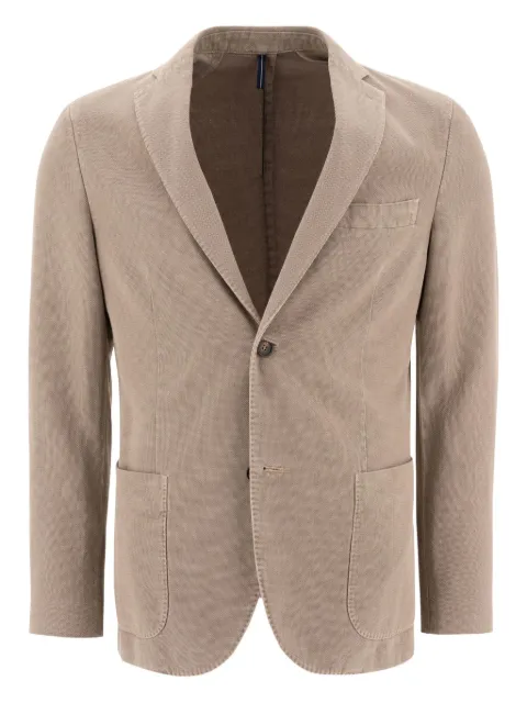 Incotex single-breasted patch-pocket blazer