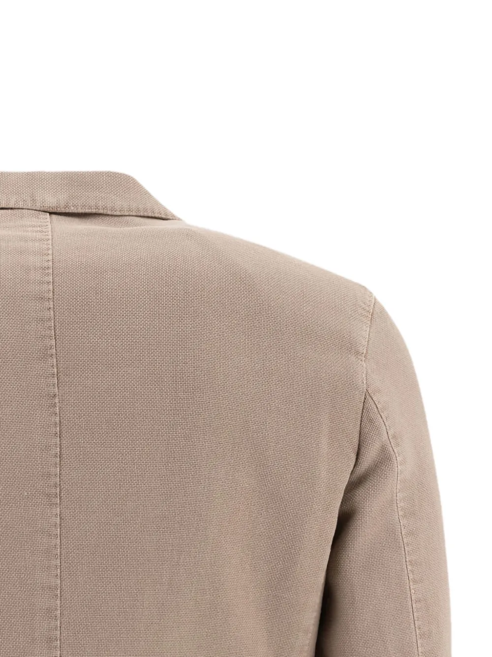 Incotex single-breasted patch-pocket blazer Beige
