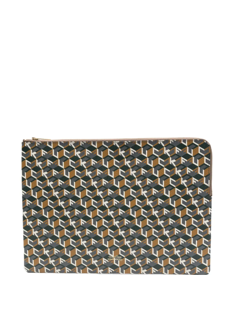 Undercover patterned clutch bag | Grey | Image 1