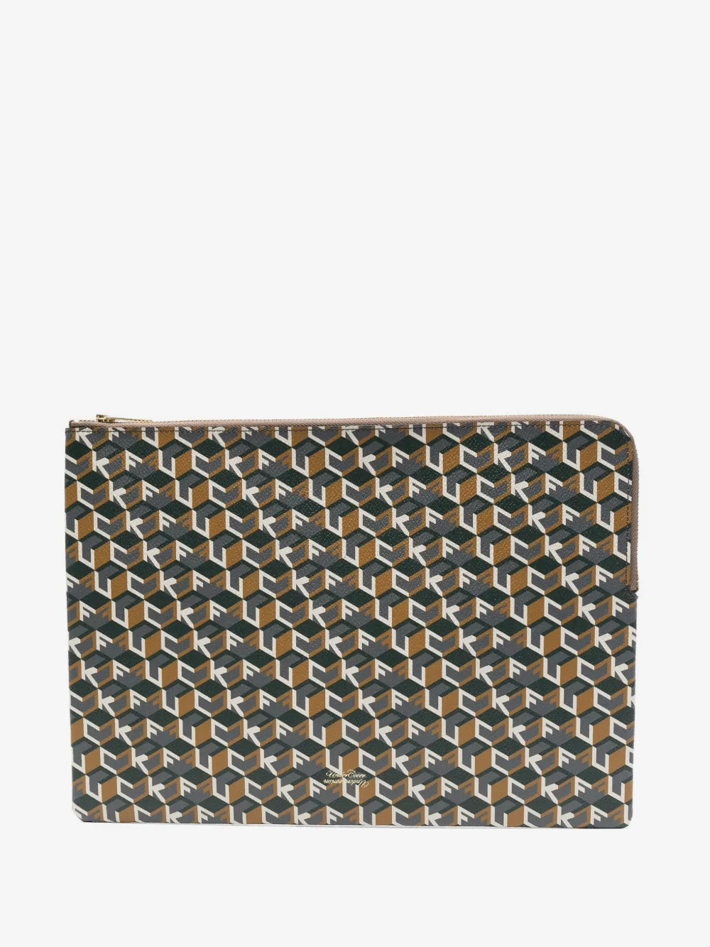 Undercover patterned clutch bag | Grey | Image 1