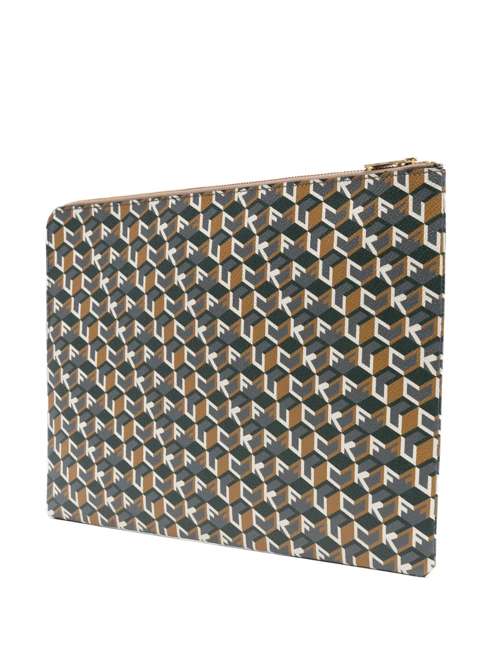 Undercover Clutch met patroon Grijs