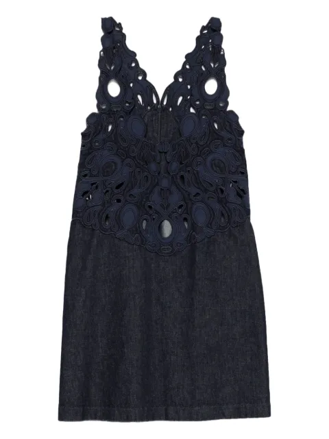 DONDUP embroidered denim dress