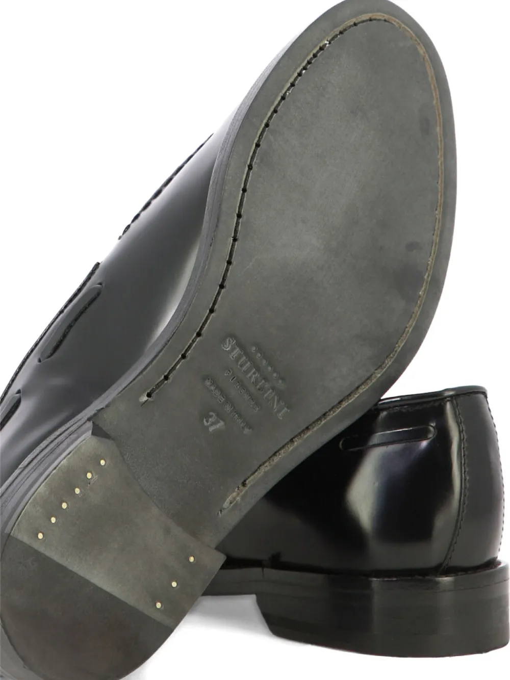 sturlini firenze tassel-detail leather loafers Black