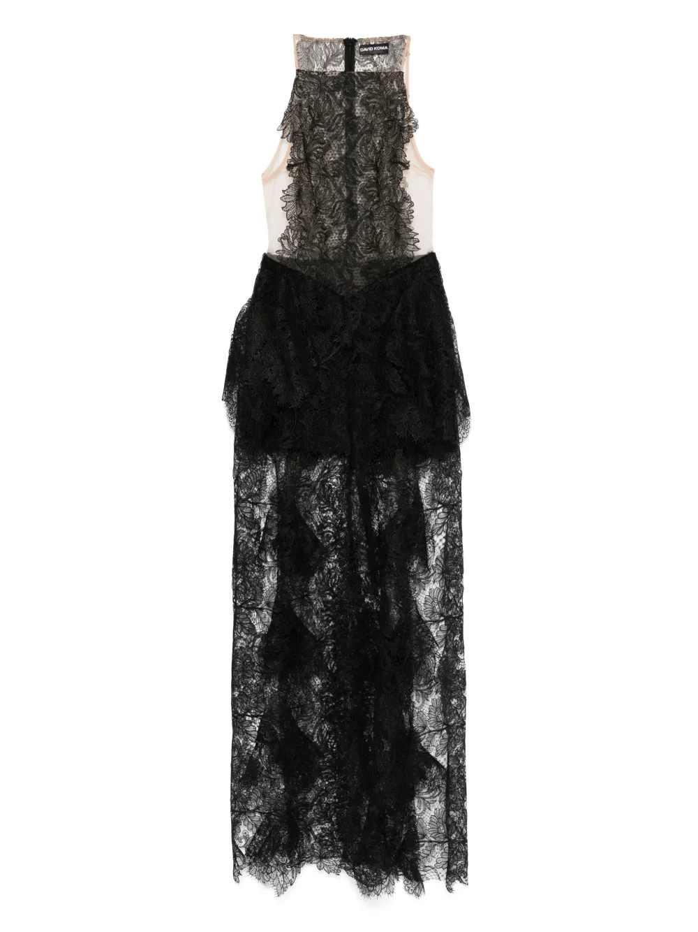 David Koma lace gown