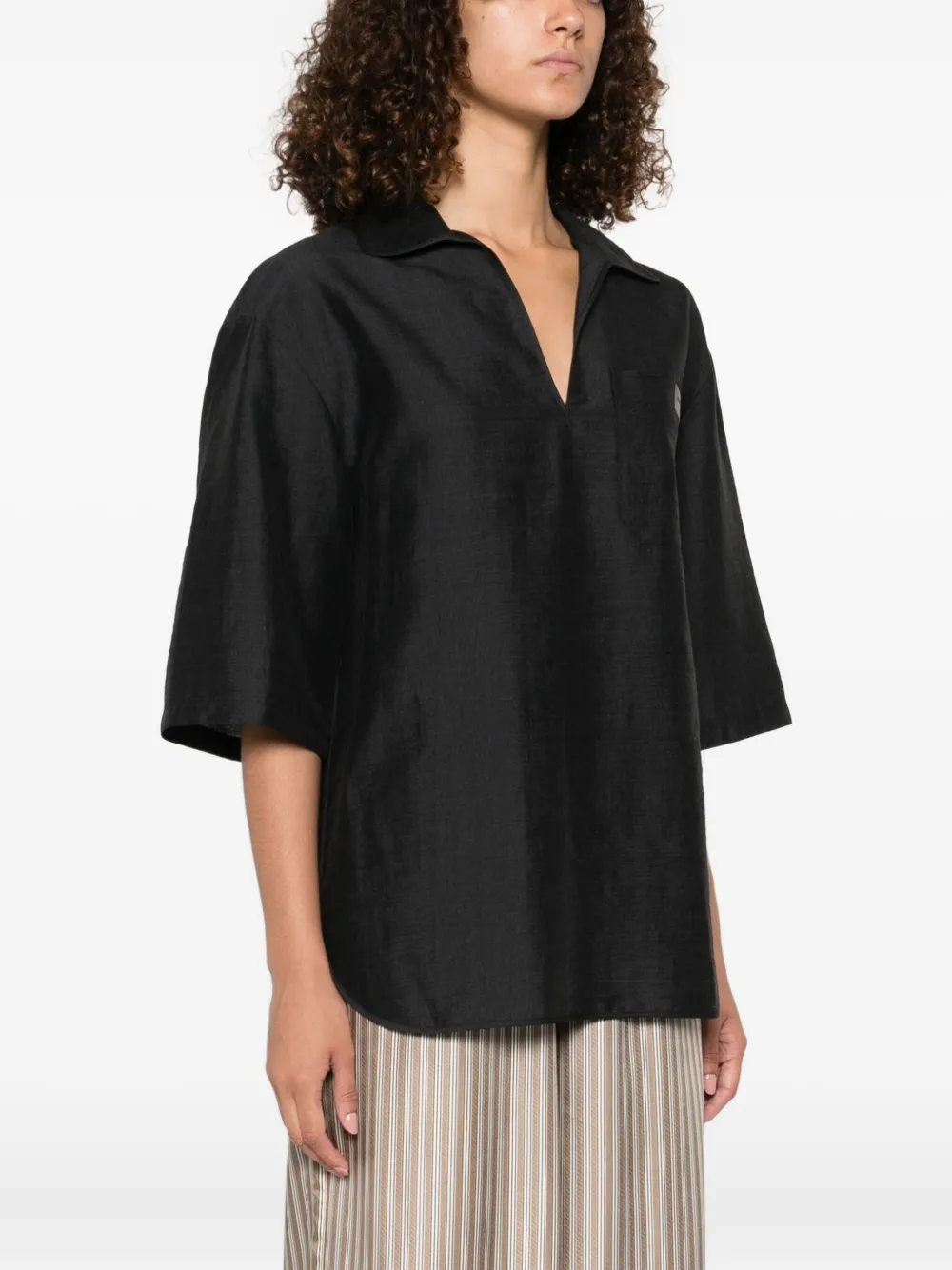 Max Mara short sleeve shirt Grijs