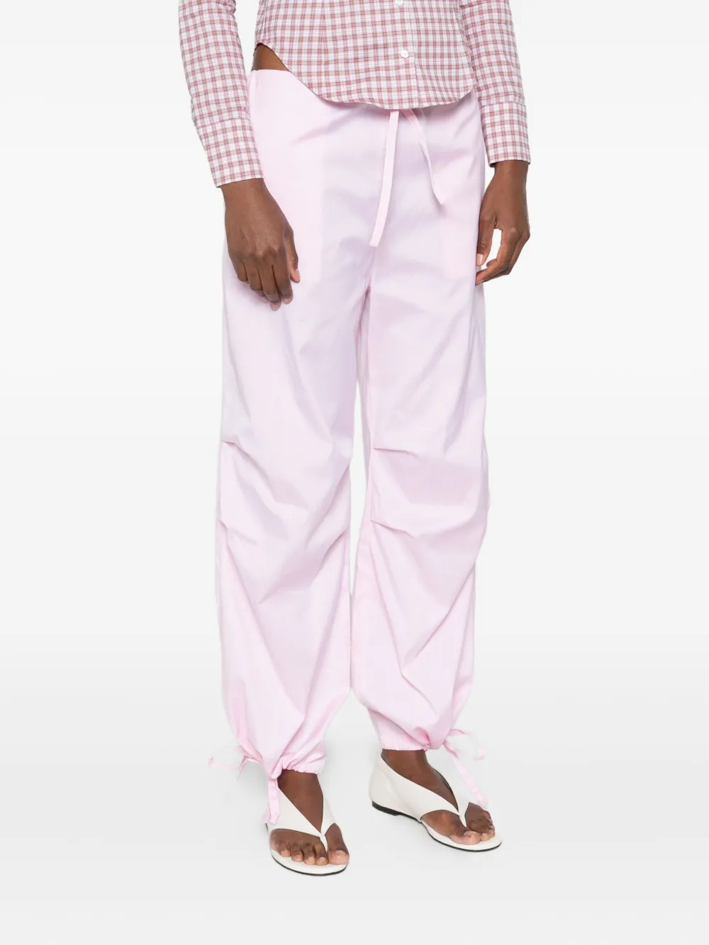 Alfie Grace Straight-leg Trousers In Pink