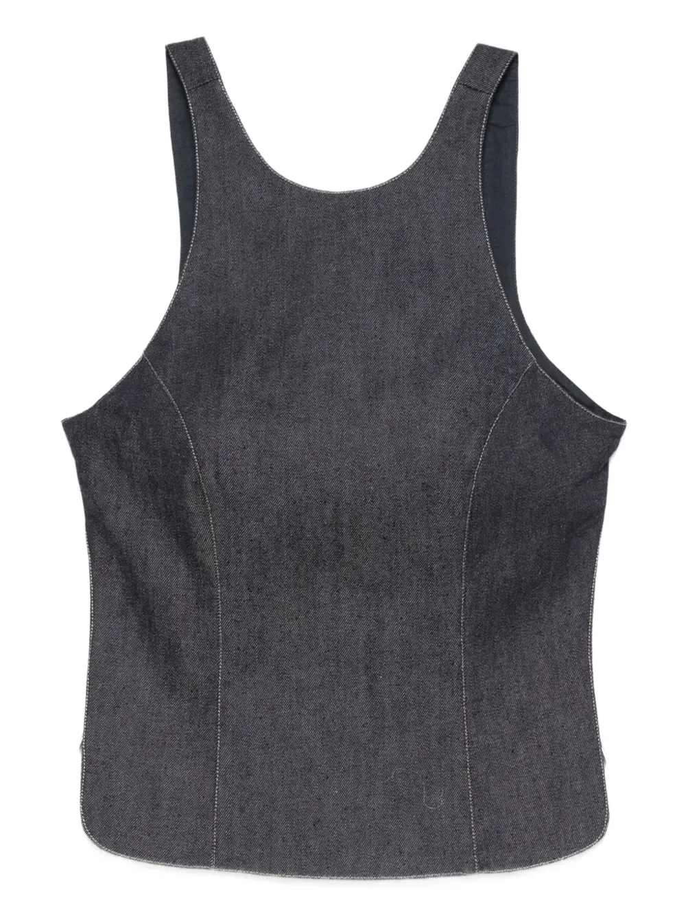 ALFIE open-back tank top | Blue | Image 1