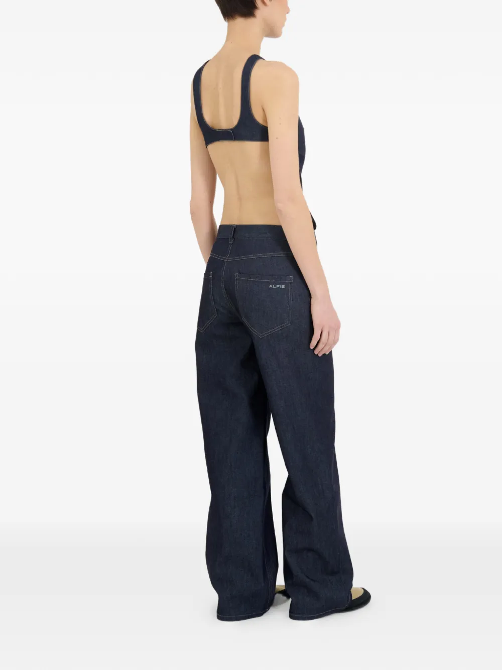 Open-Back Tank Top