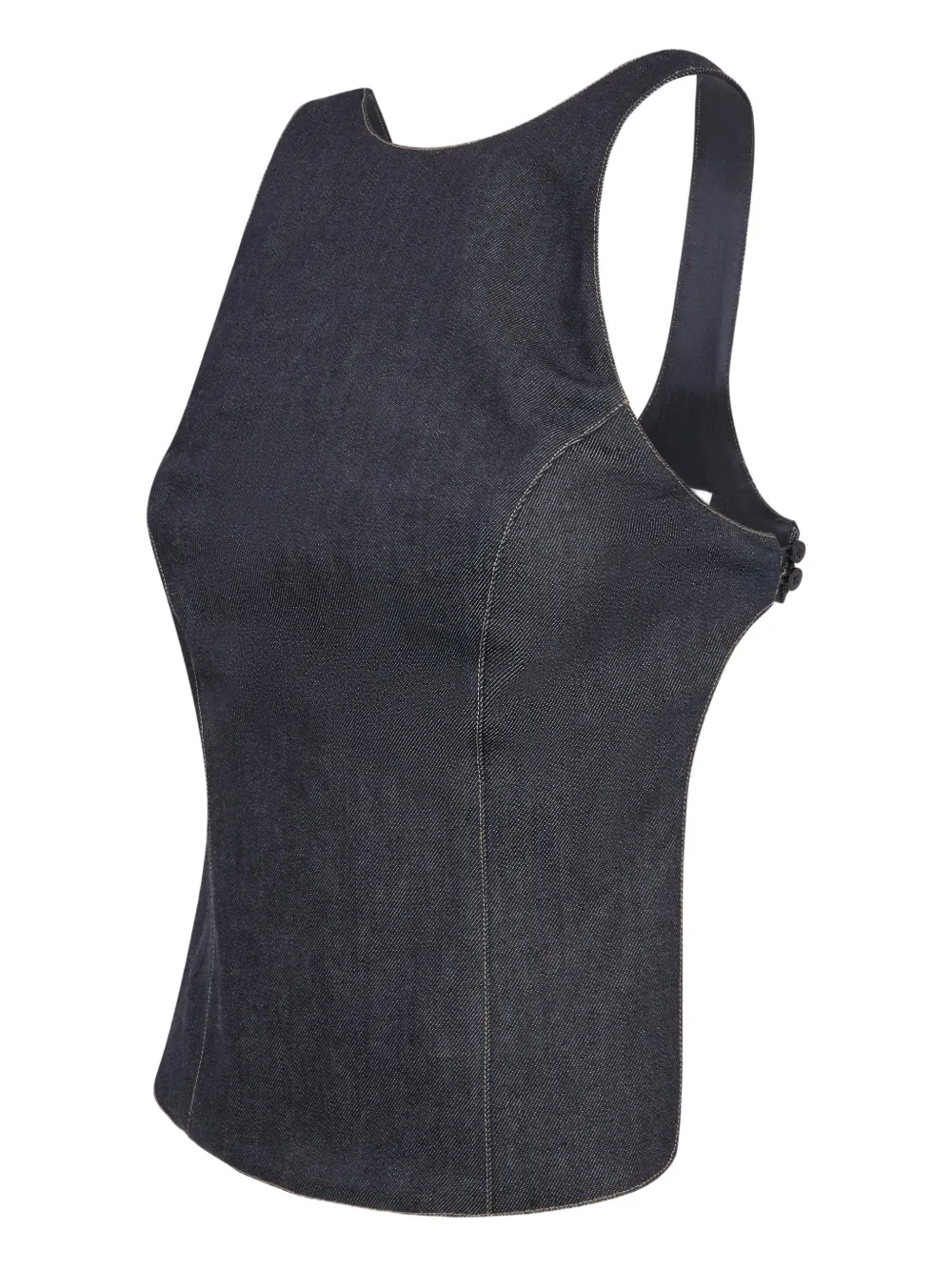 ALFIE open-back tank top - Blu