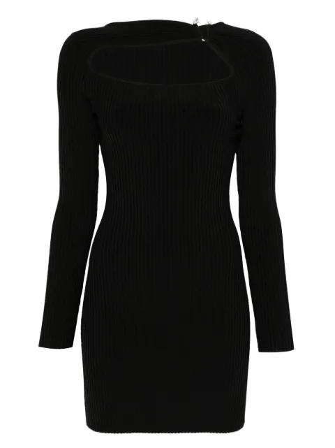 David Koma cut-out ribbed dress