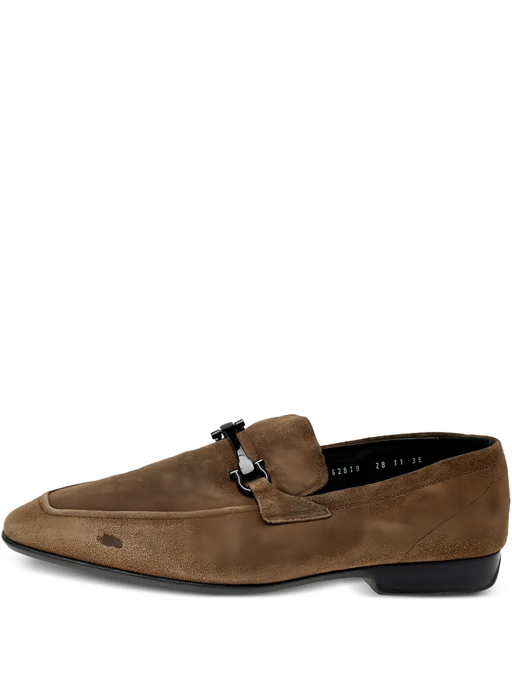 Ferragamo Pre-Owned Horsebit suede loafers | Brown | Image 1
