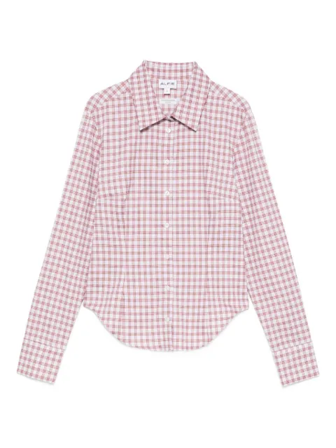 ALFIE checked cotton shirt