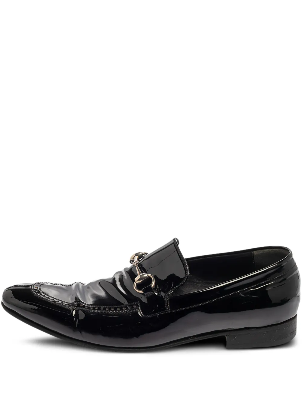 Gucci Pre-Owned Horsebit leather loafers | Black | Image 1