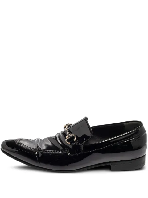 Gucci Pre-Owned Horsebit leather loafers
