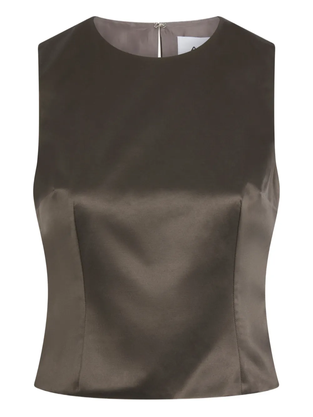 ALFIE Nori satin tank top - Grigio