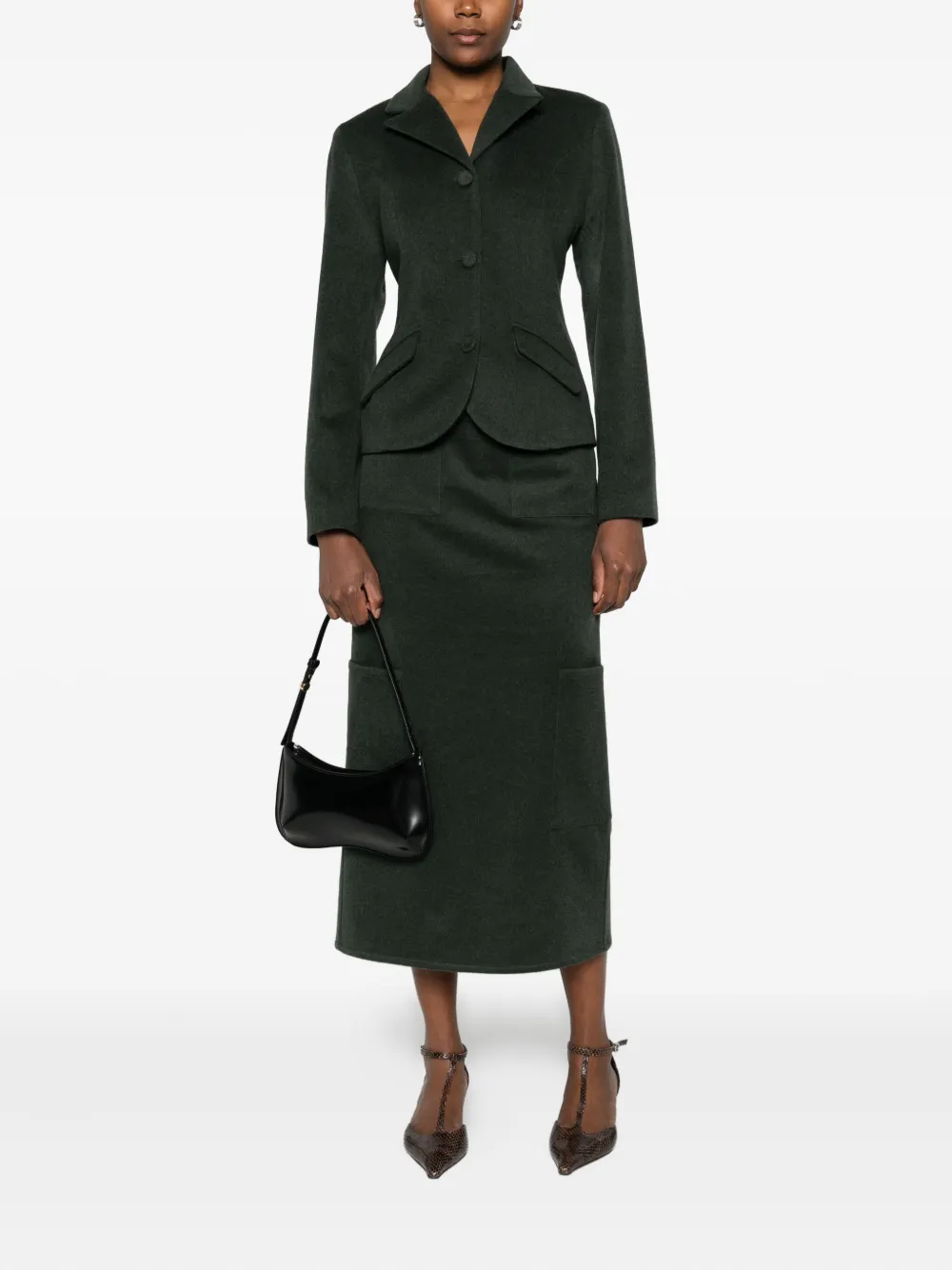 ALFIE Valletta midi skirt - Groen