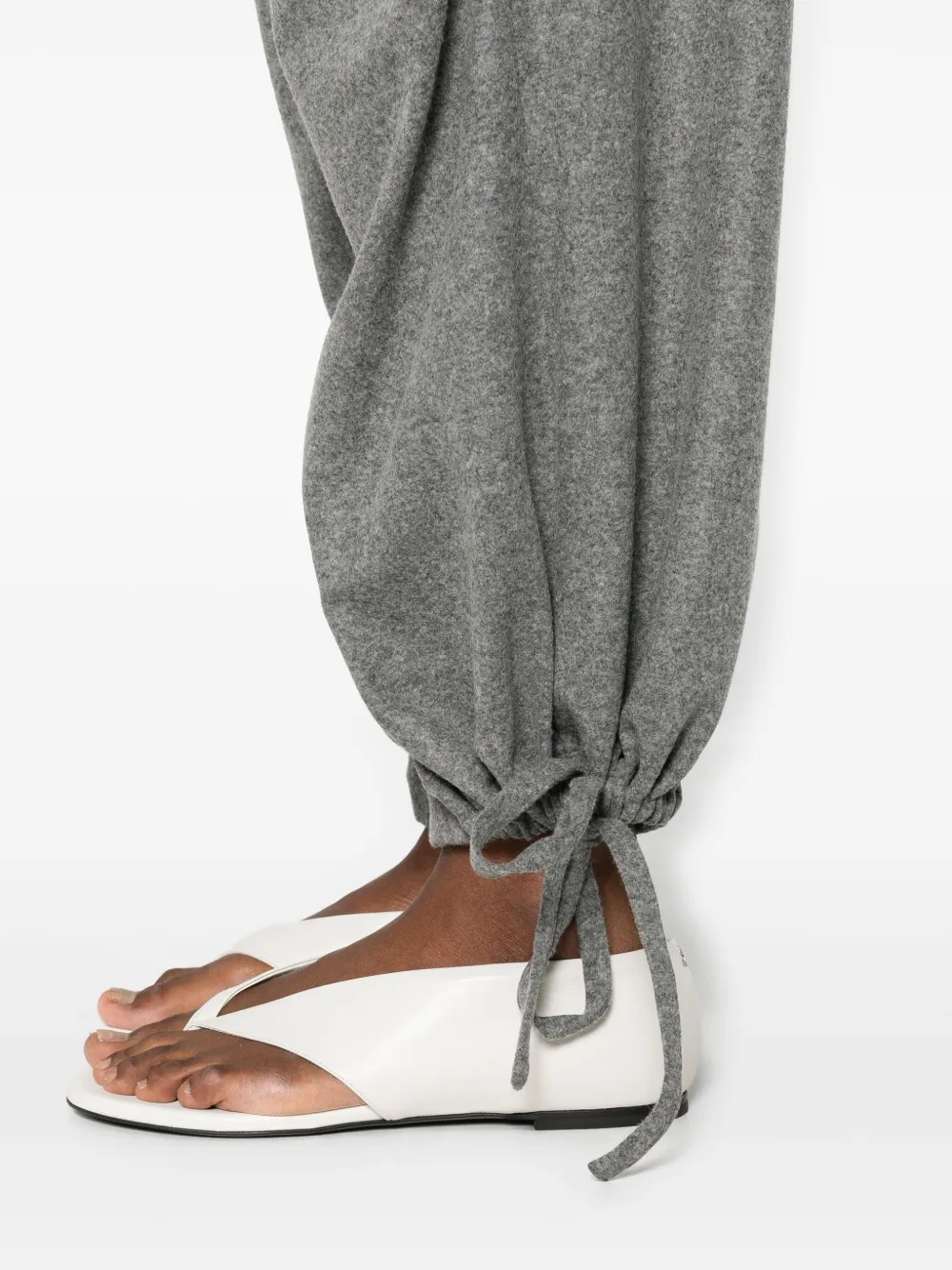 ALFIE Grace broek met wijde pijpen Grijs