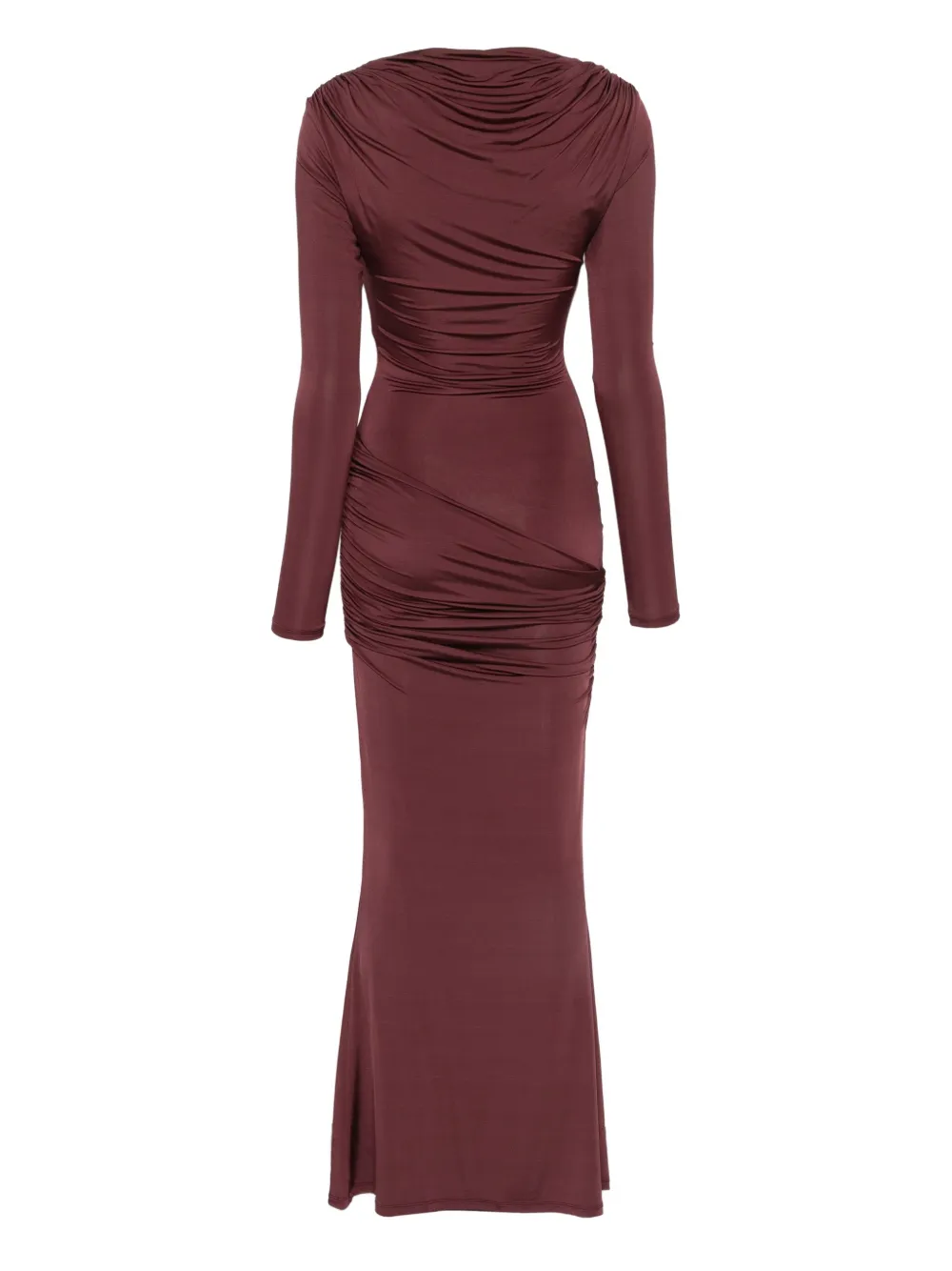 Paris Georgia draped maxi dress - Rood