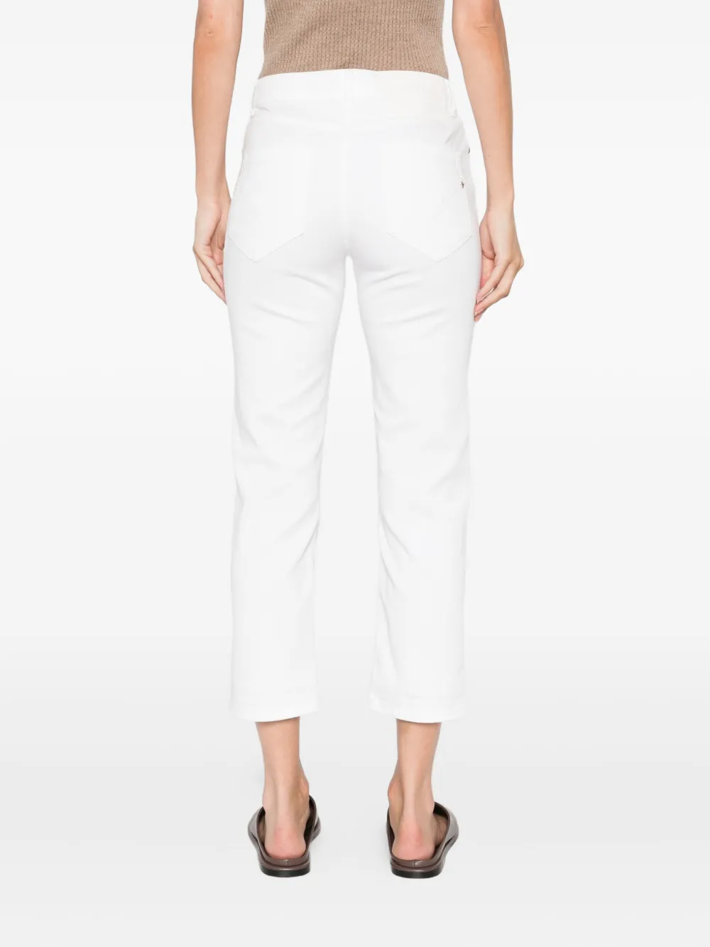 DONDUP cropped trousers Wit