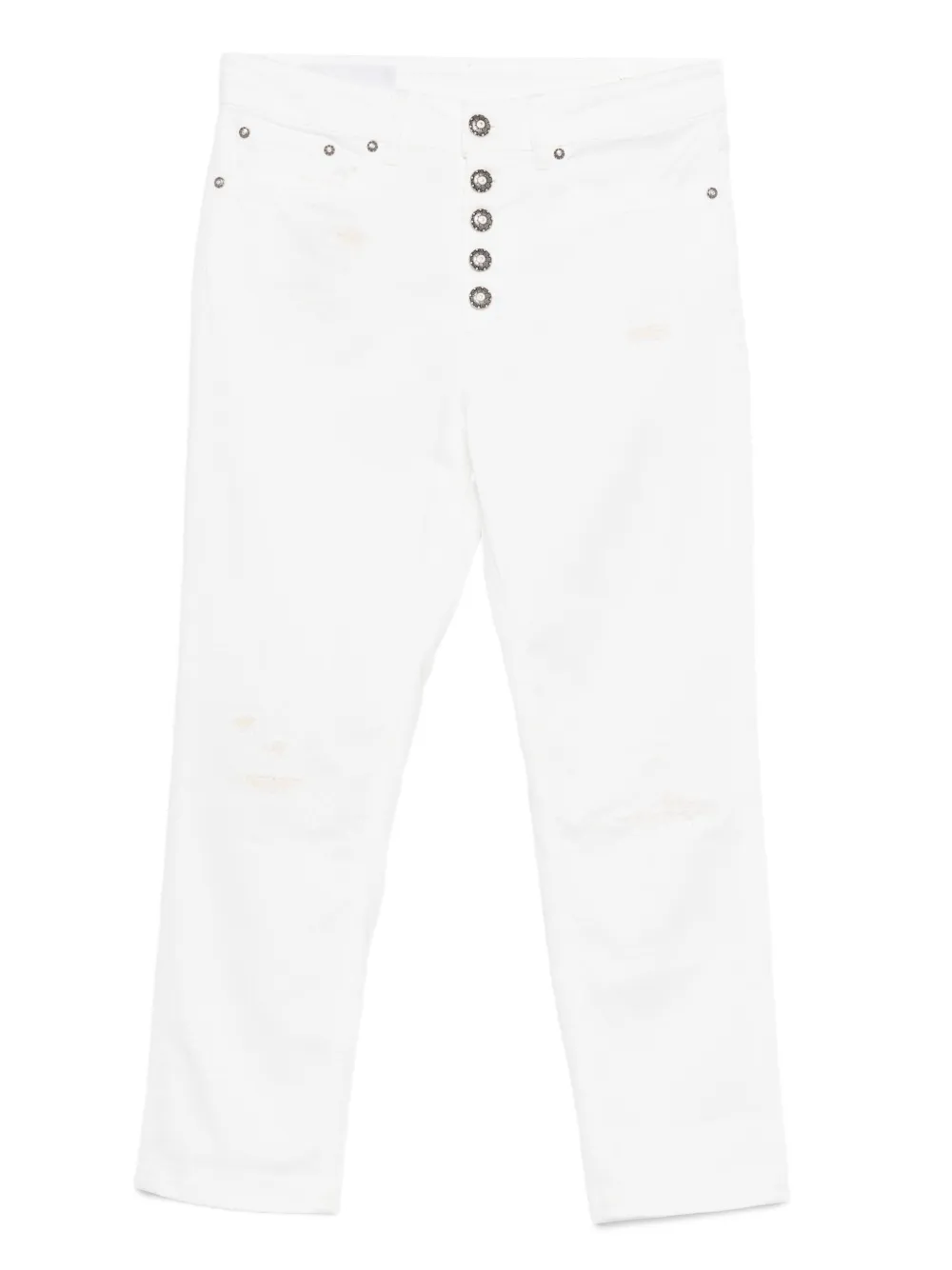 DONDUP cropped trousers Wit
