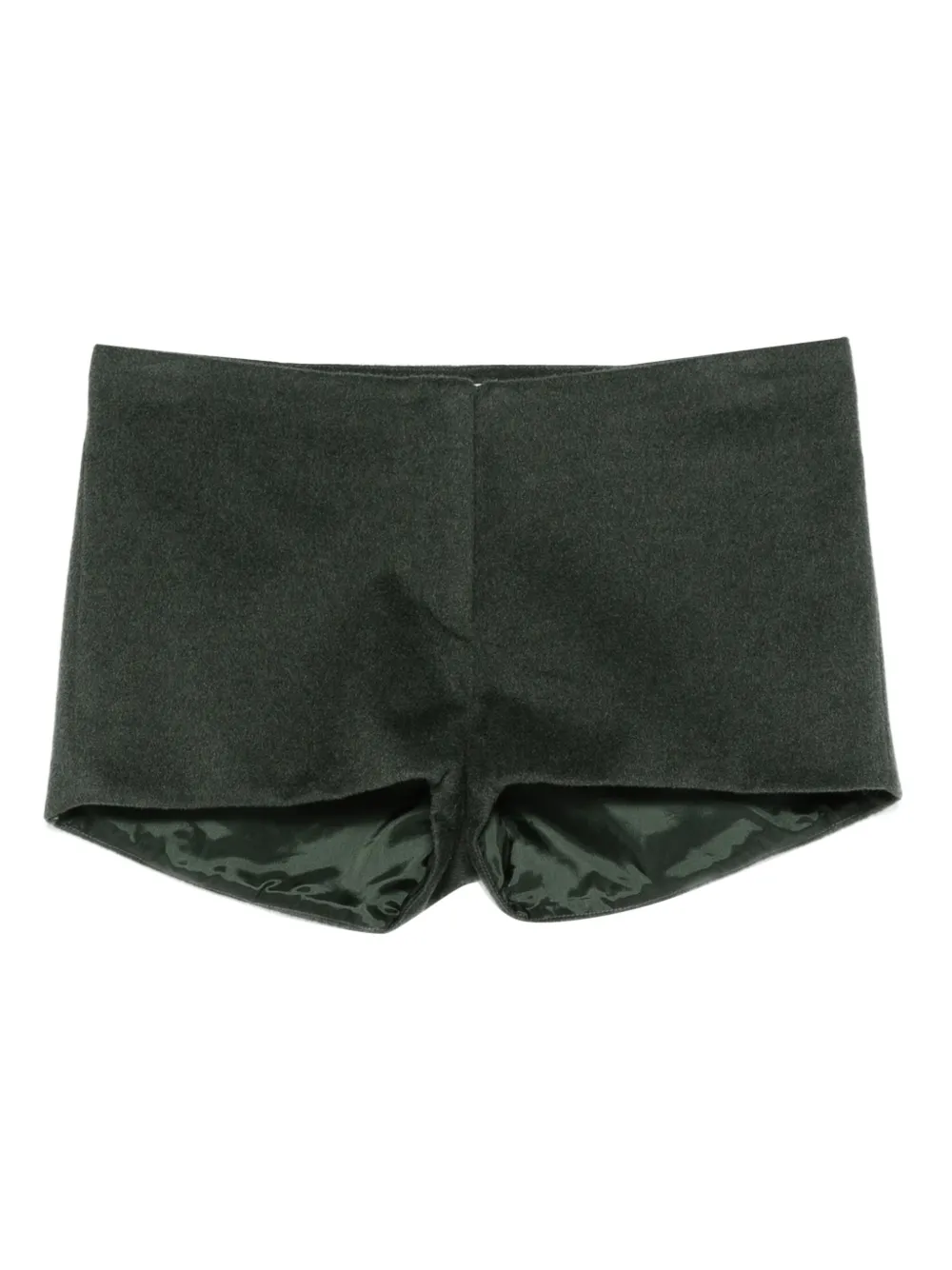 ALFIE fine-knit mini shorts - Verde