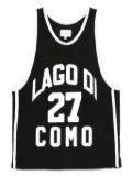 RHUDE x Como 1907 printed tank top - Black