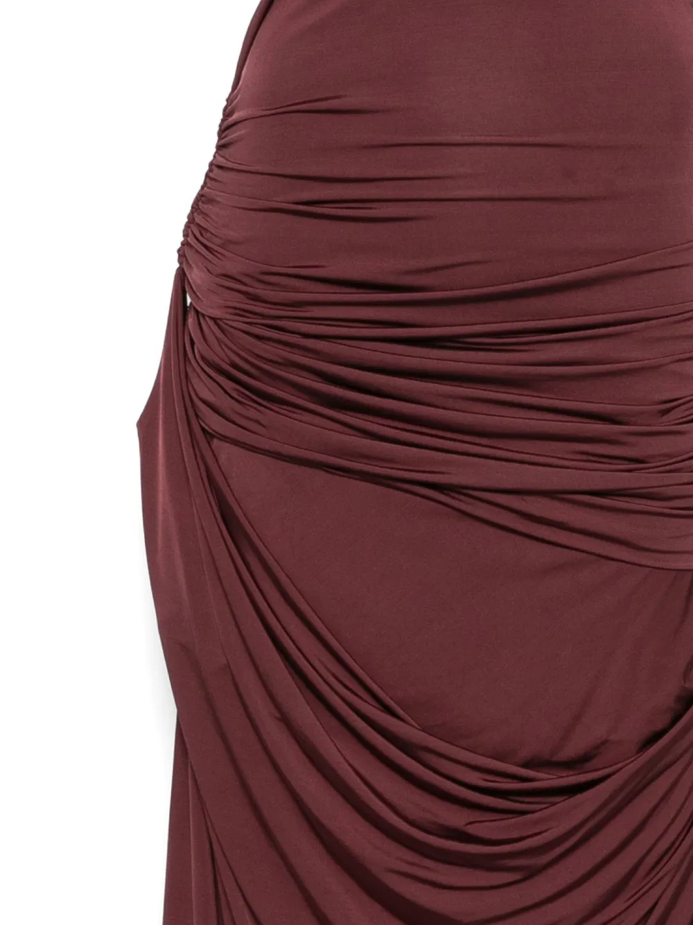 Paris Georgia Draped Maxi Dress In Brown