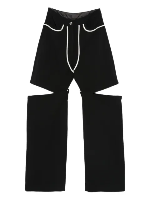 Paris Georgia Emelio cut-out trousers