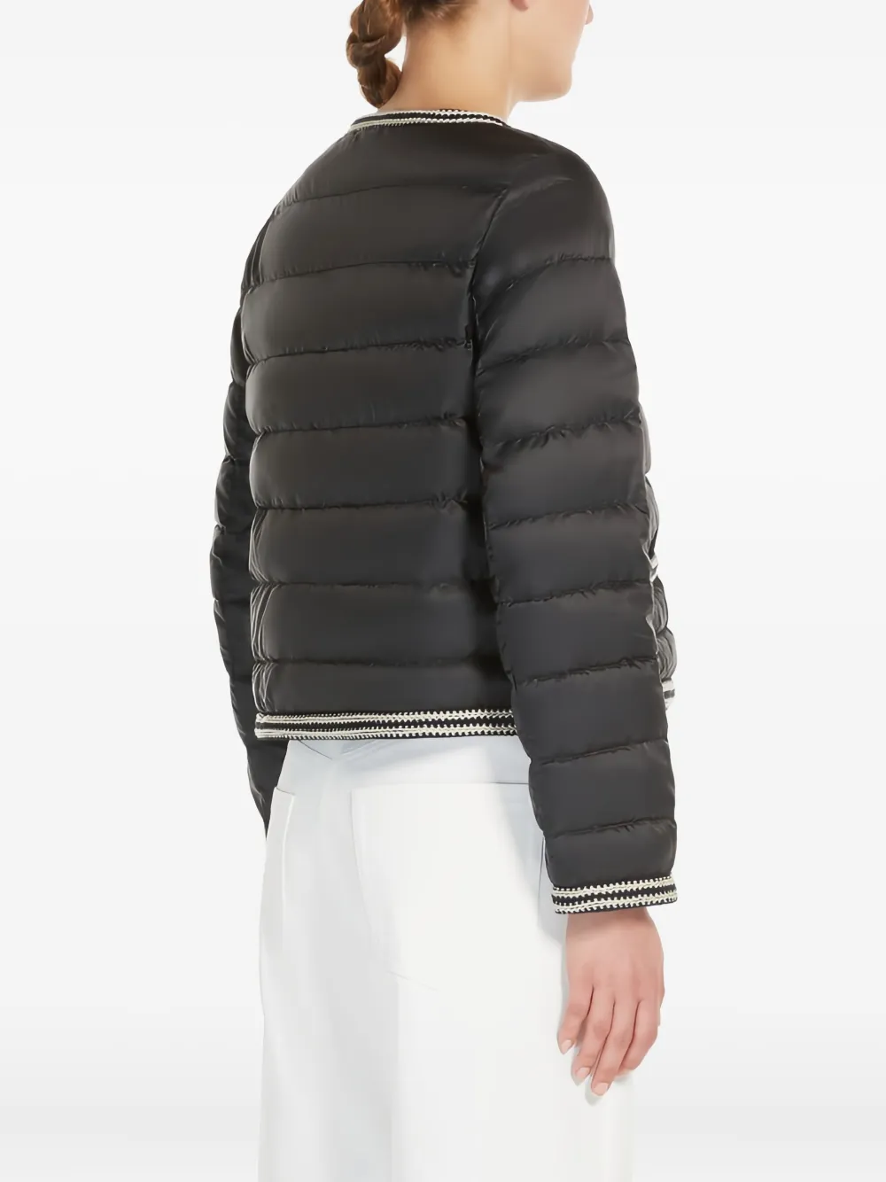 Max Mara Kate gewatteerd jack Zwart
