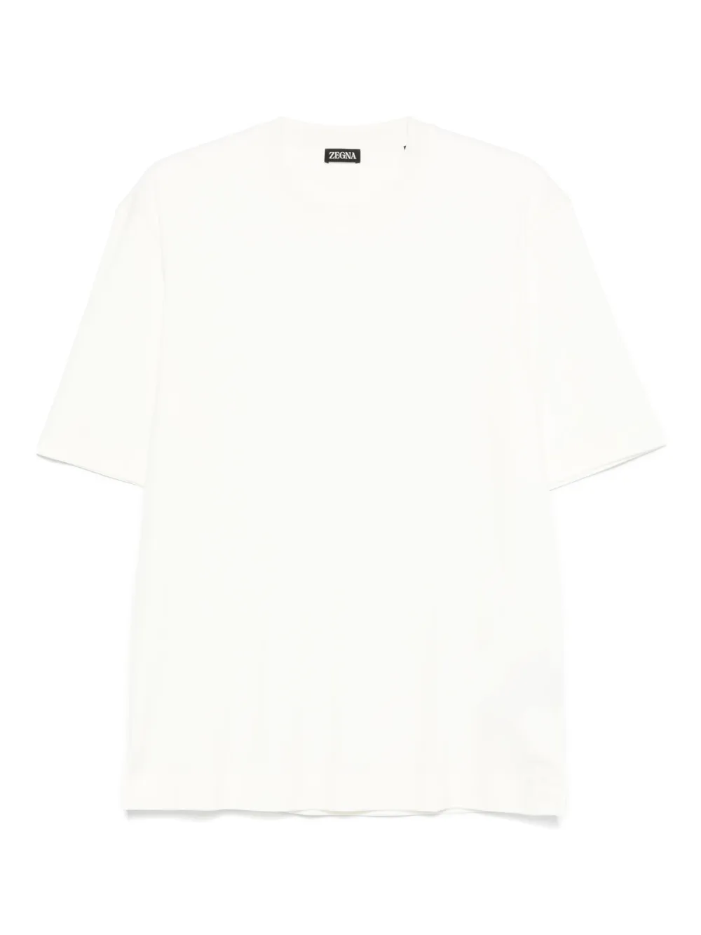 Zegna T-shirt van katoenblend Beige