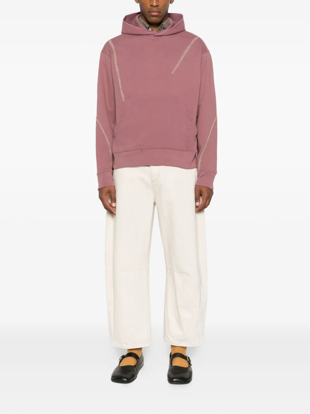 Kartik Research embroidered-panel hoodie | Hoodies | Image 2