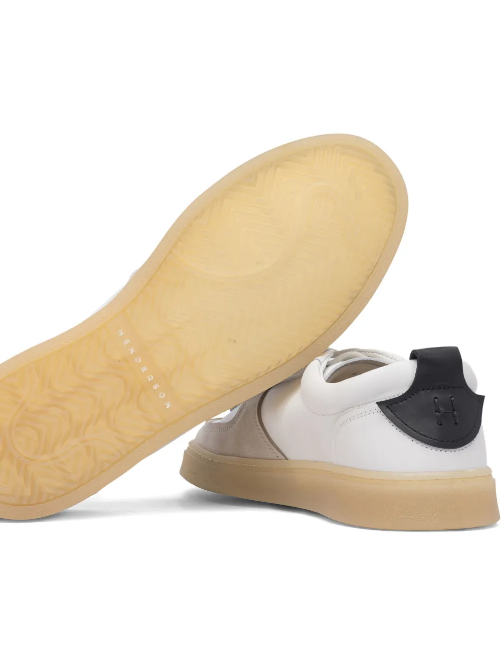 Henderson Baracco suede leather sneakers White