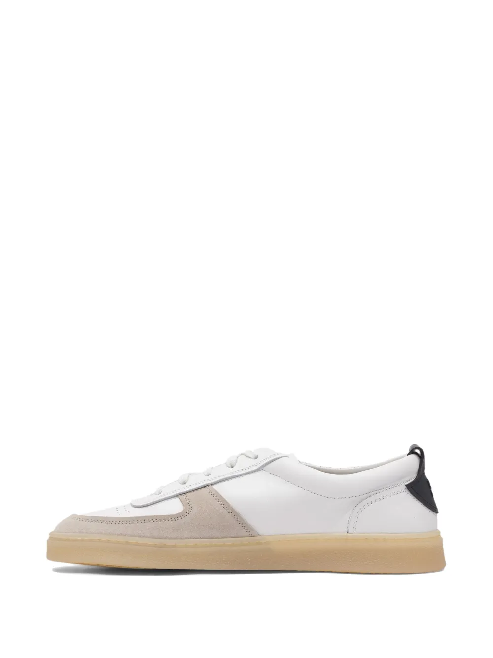 Henderson Baracco suede leather sneakers White