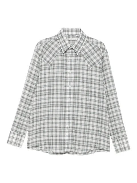 Carter Young plaid button-up shirt