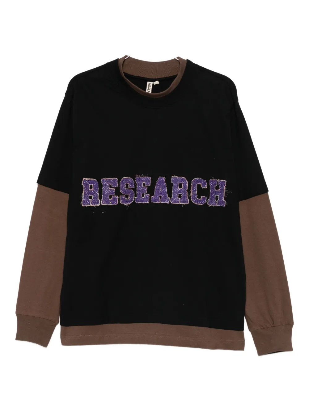 Kartik Research long-sleeve t-shirt - ブラック Kartik Research long-sleeve t-shirt - ブラック