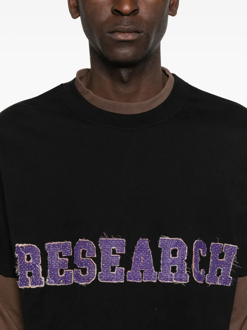 Kartik Research Long-sleeve T-shirt In Brown