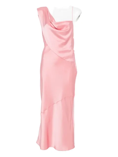 Paris Georgia Minka カウルネック スリップドレス