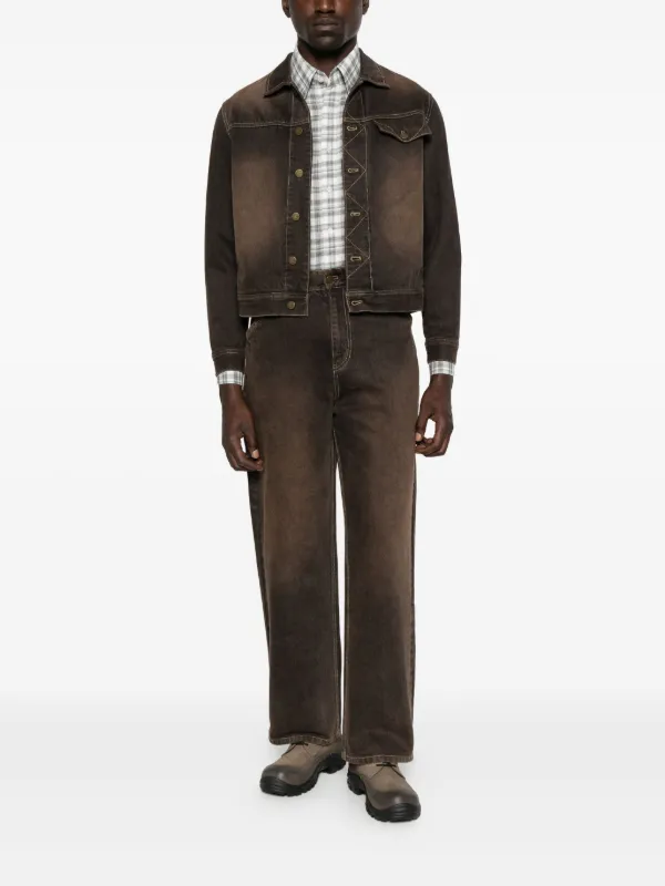 Carter Young デニムセットアップ Carter Young Big Ben ジーンズ | ブラウン | FARFETCH JP