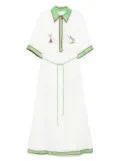 ALEMAIS linen dress - White